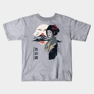 Japanese Geisha Kids T-Shirt